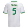 Camisola AS Roma Ndicka 5 Homen Equipamento 3ª 2025-26